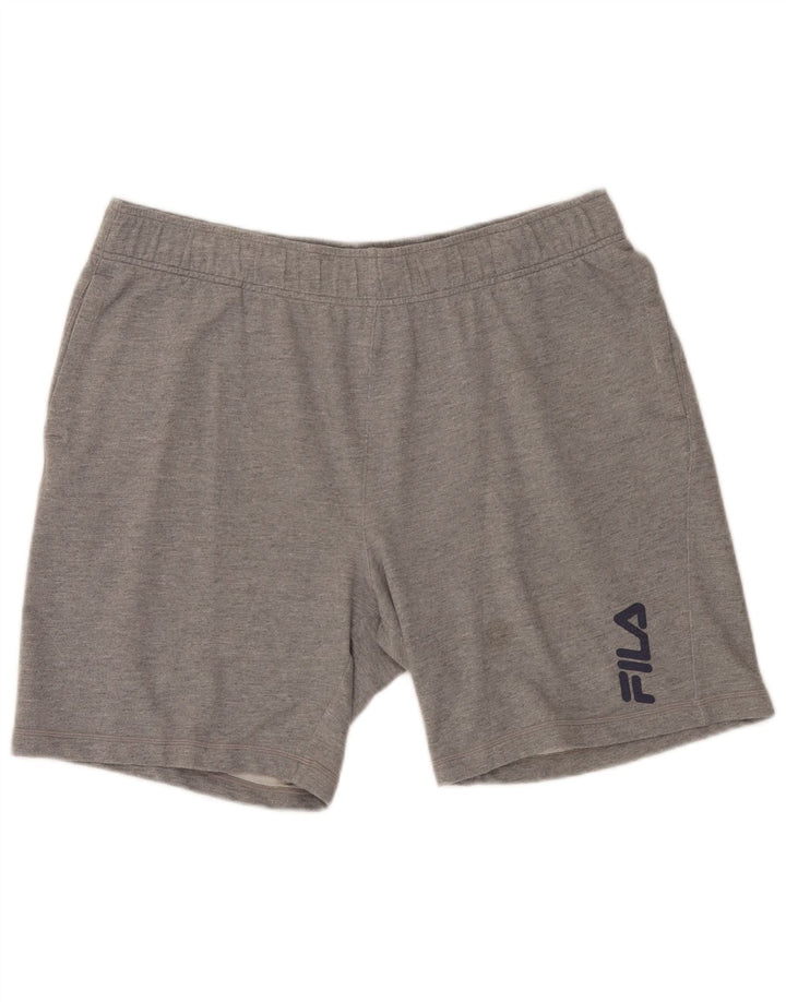 Fila Mens Sport Shorts XL Cinza Flecked