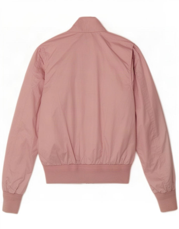 Blauer Womens Bomber Jacket UK 14 Médio Poliéster Rosa