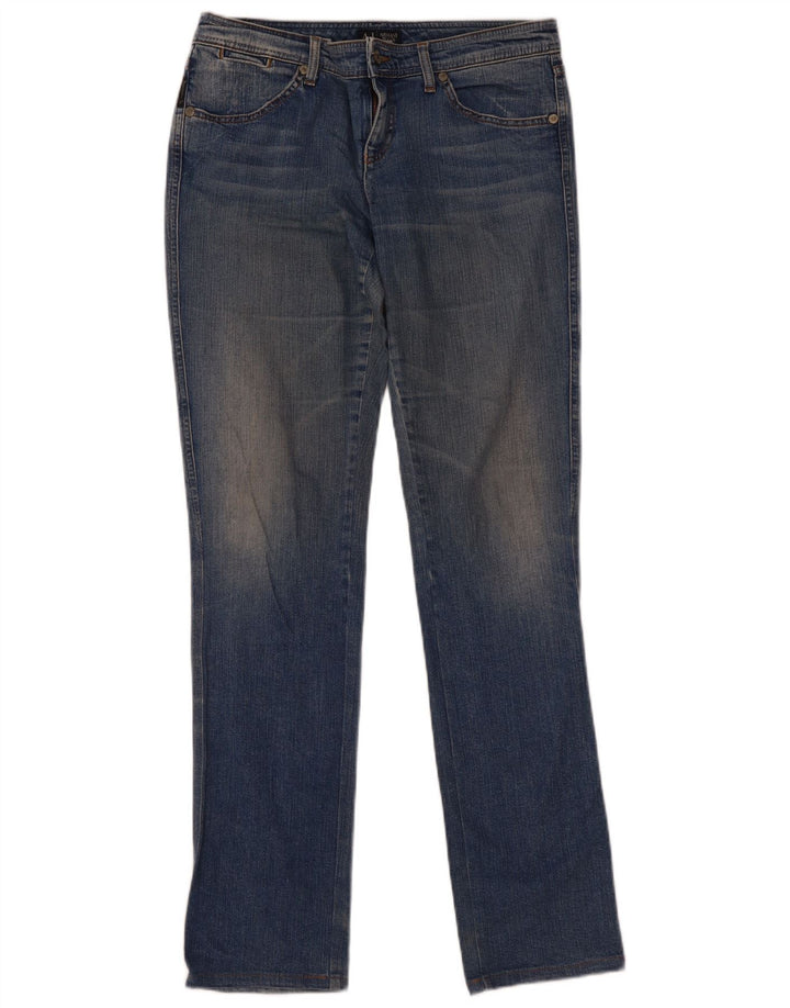 Calça Jeans Slim Feminina Armani W30 L33 Azul Algodão