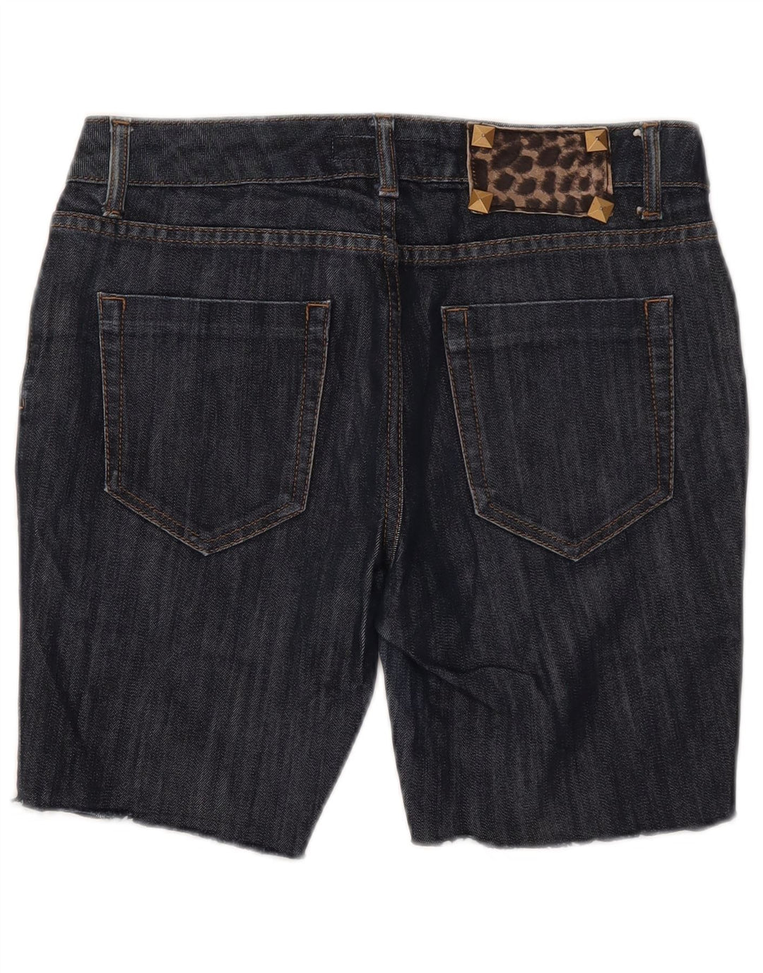 Shorts jeans feminino Zara EU 40 médio W30 algodão azul marinho