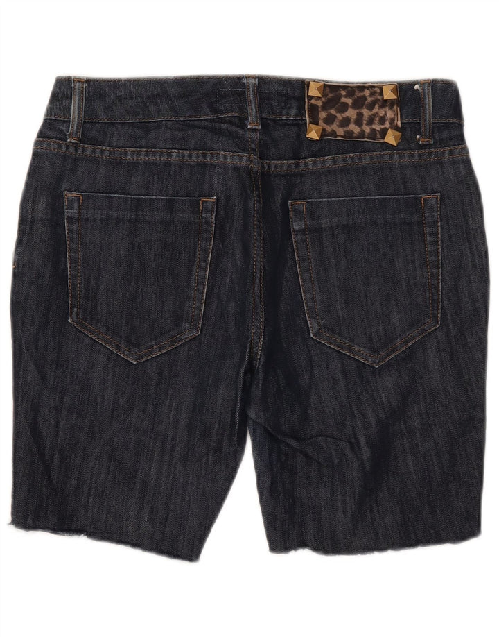 Shorts jeans feminino Zara EU 40 médio W30 algodão azul marinho