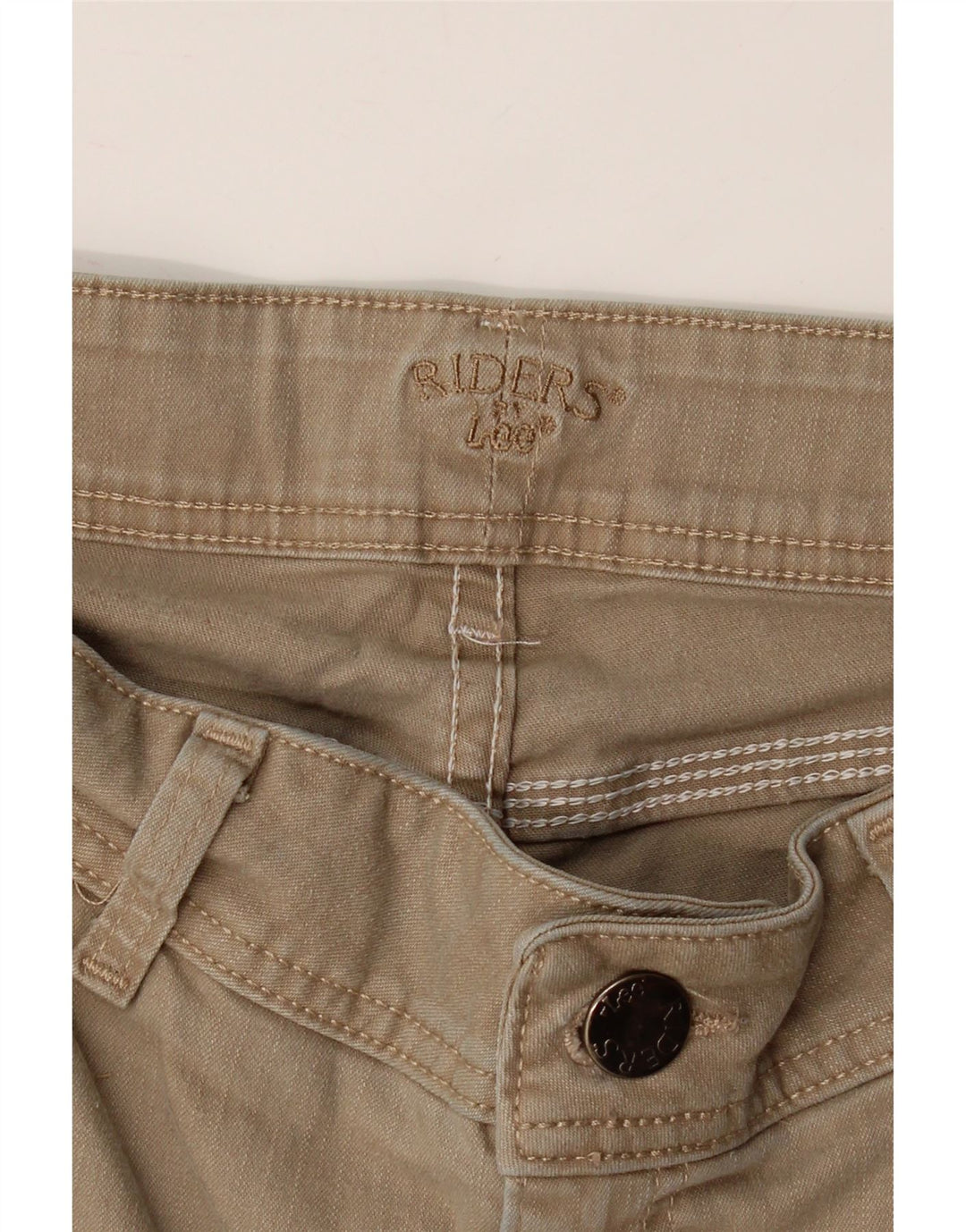 LEE Womens Riders Bootcut Jeans US 18 2XL W36 L28 Beige Cotton Vintage Lee and Second-Hand Lee from Messina Hembry 