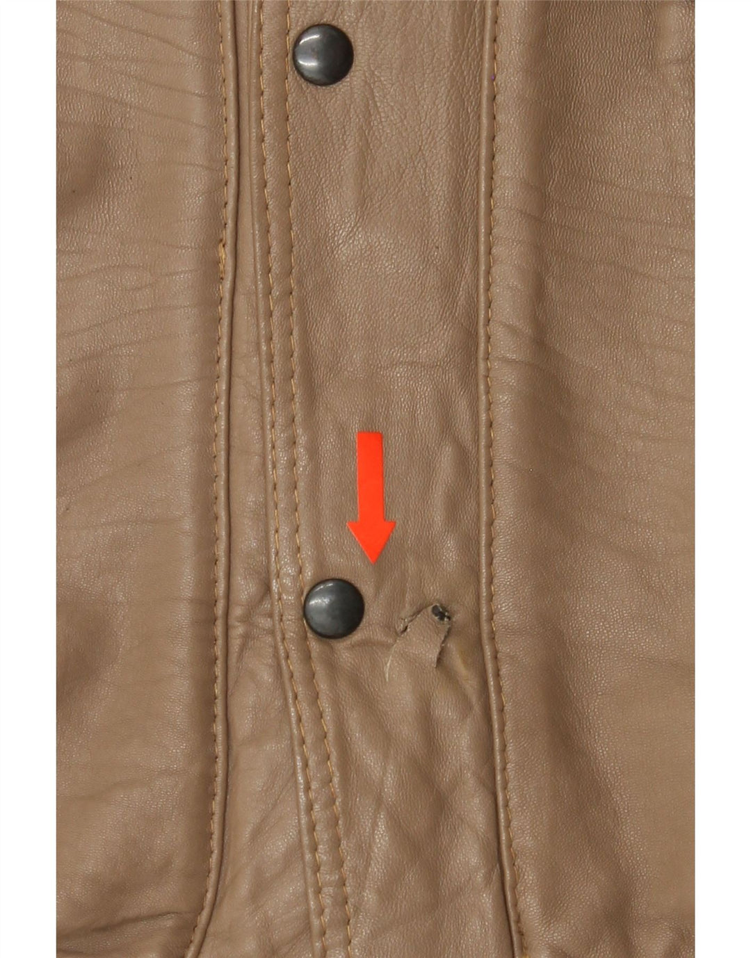 VINTAGE Mens Leather Jacket IT 52 XL Brown Leather Vintage Vintage and Second-Hand Vintage from Messina Hembry 