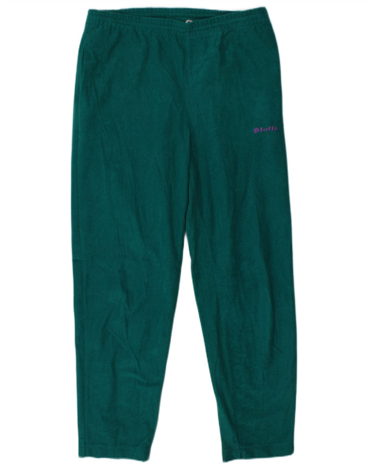 Calça esportiva masculina de lã LOTTO para corrida média turquesa