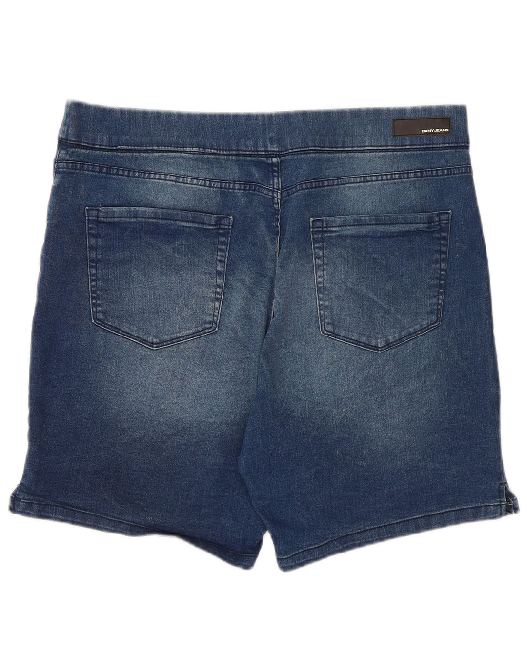 Shorts jeans feminino DKNY XL W38 algodão azul