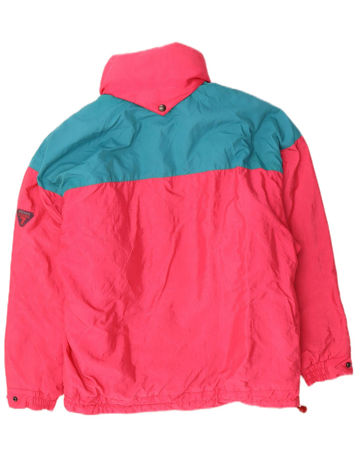 Jaqueta de esqui grande feminina Degre 7 IT 44 poliamida colorblock rosa médio