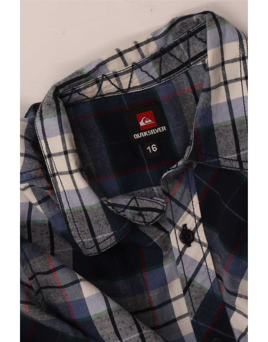 Camisa Quiksilver Menino Flanela 15-16 Anos Azul Marinho Xadrez