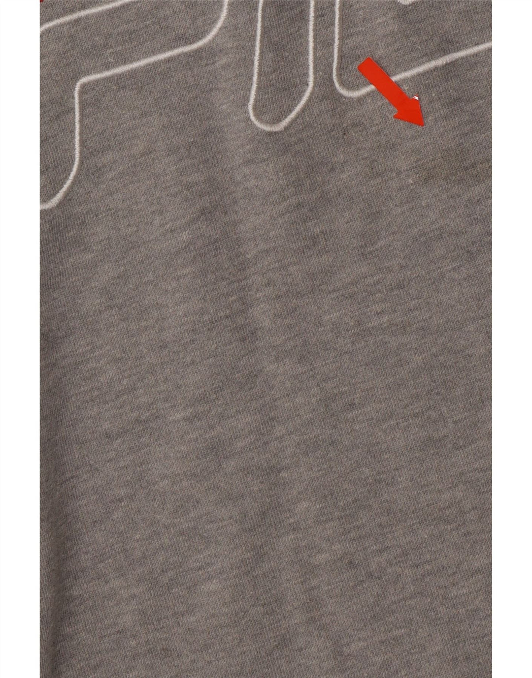 FILA Mens Graphic Sweatshirt Jumper Small Grey Vintage Fila and Second-Hand Fila from Messina Hembry 