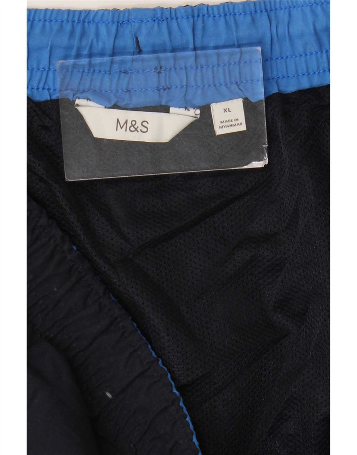 Shorts de natação masculino Marks & Spencer XL azul marinho poliéster