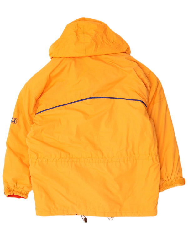 Jaqueta de esqui grande com capuz Etirel Beverly Hills feminina Reino Unido 16 grande amarelo