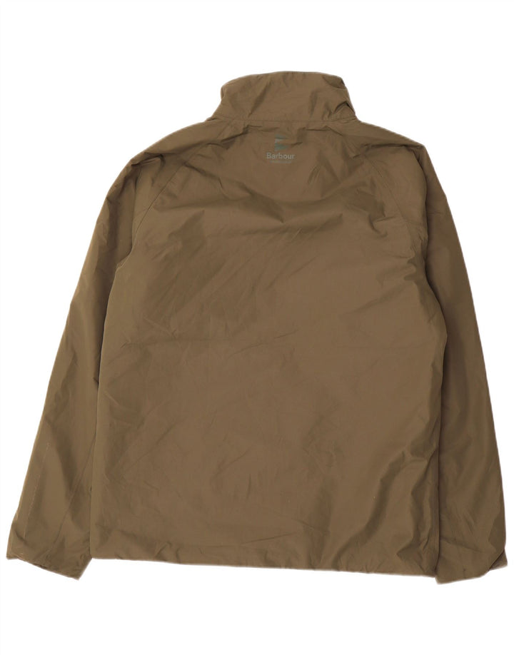 Jaqueta corta-vento masculina Barbour UK 38 poliéster cáqui médio