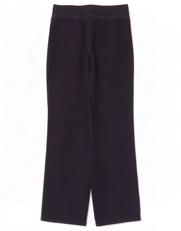Calça de treino feminina Marks & Spencer UK 10 pequena algodão azul marinho