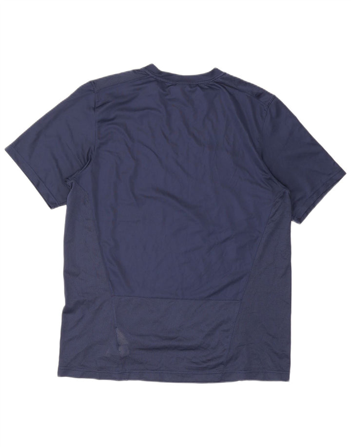 Camiseta masculina Nike Dri Fit grande poliéster azul marinho