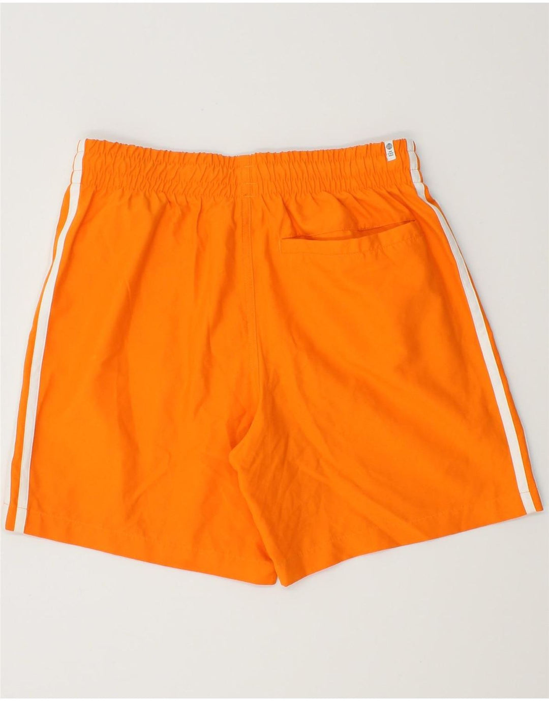 Shorts de natação masculino ADIDAS pequeno laranja poliéster
