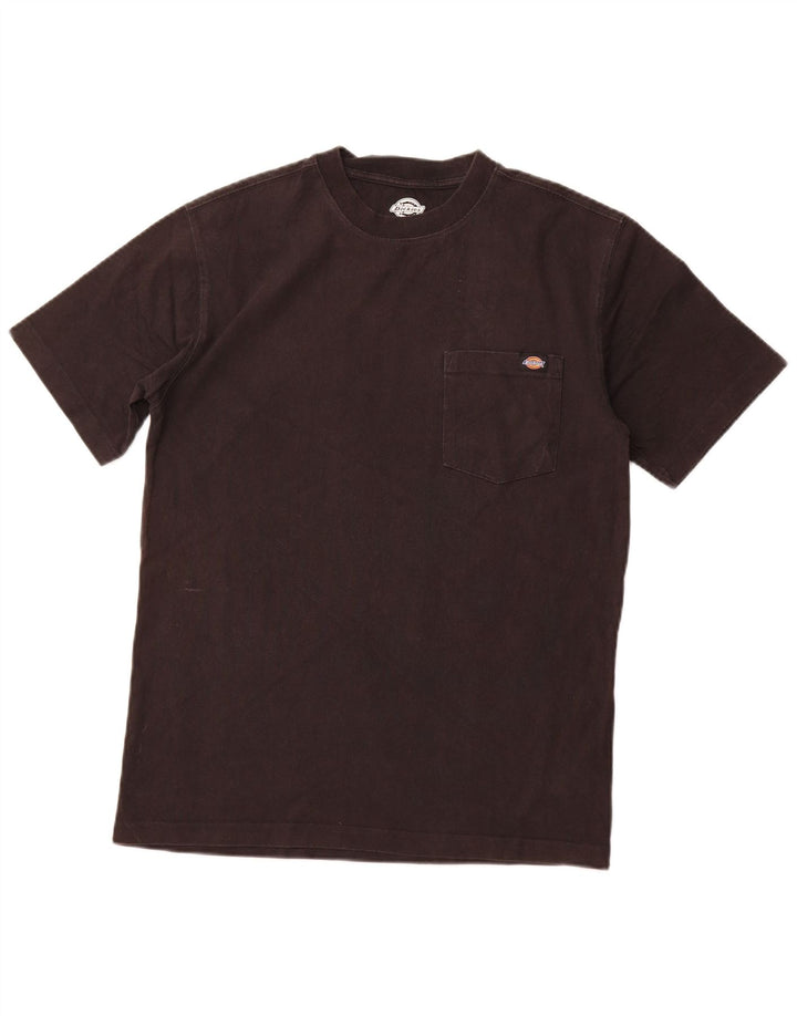 Camiseta masculina Dickies top pequeno algodão preto