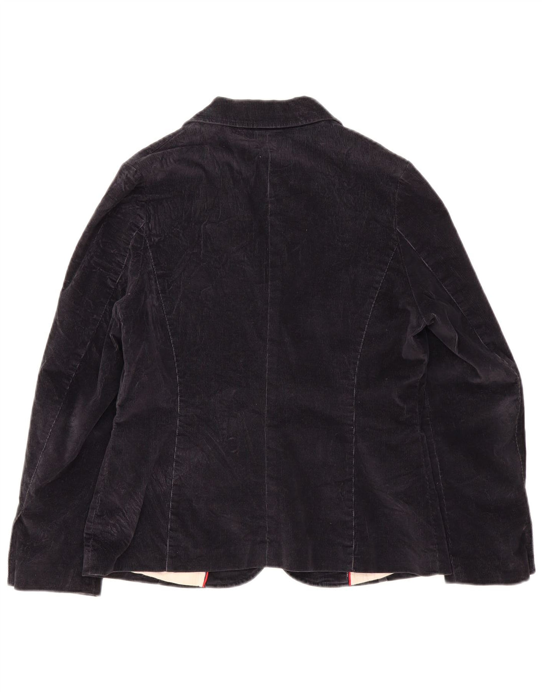 Jaqueta blazer feminina de 2 botões CONTE OF FLORENCE IT 46 grande azul marinho