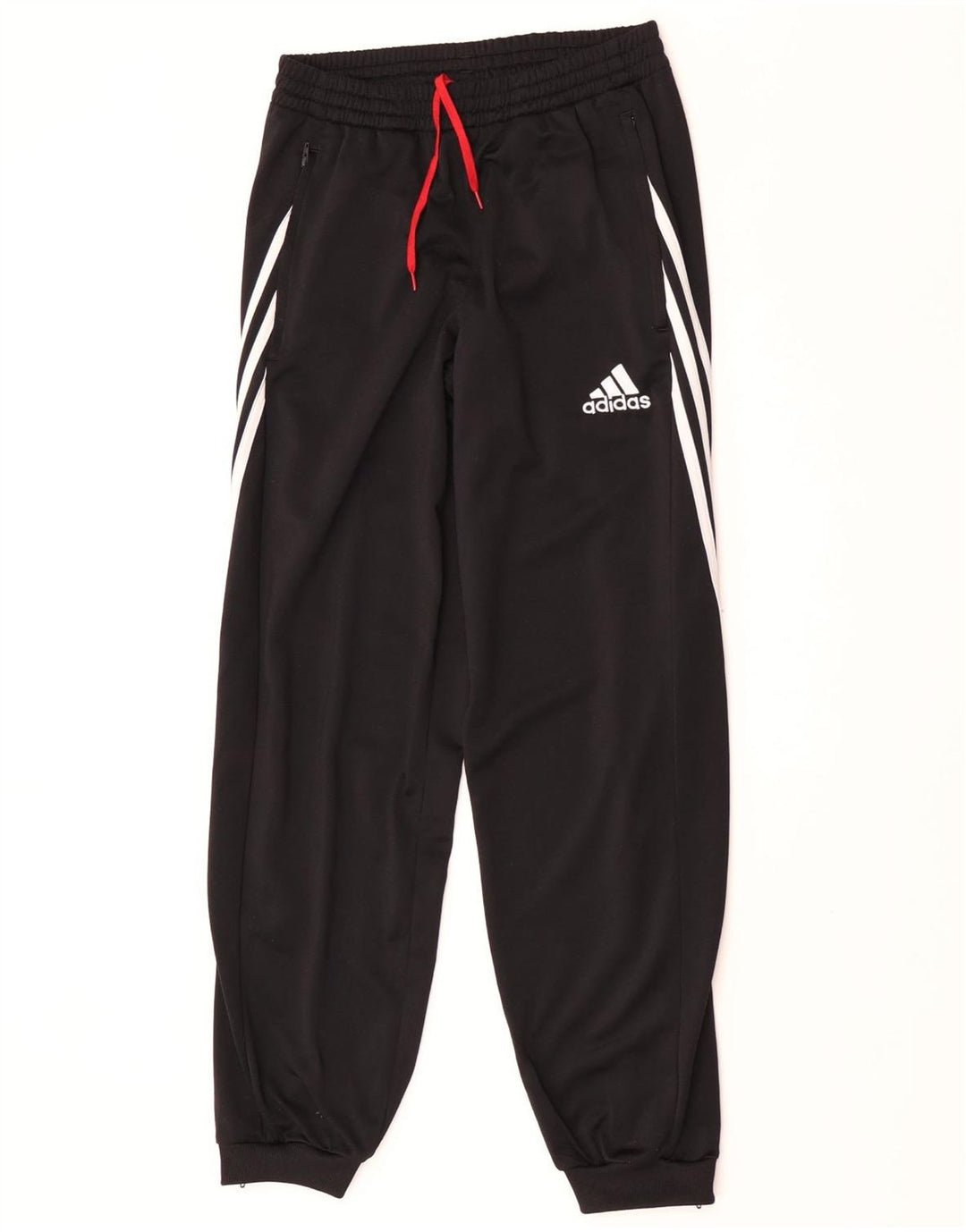 Adidas Mens Treino Calças Joggers Pequeno Poliéster Preto