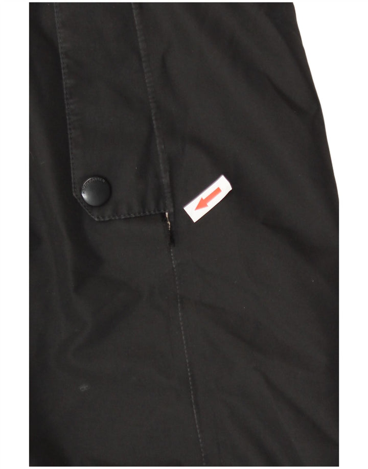 Jaqueta parka feminina com capuz Helly Hansen Reino Unido 14 grande nylon preto