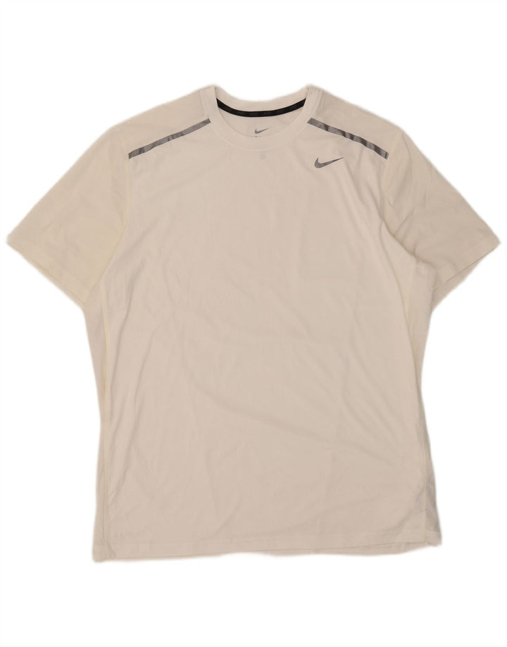 Camiseta Nike Masculina Dri Fit Top XL Branco Poliéster
