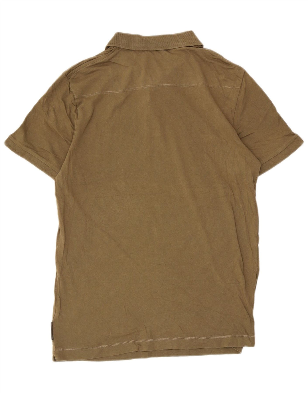Jaqueta acolchoada masculina French Connection de algodão cáqui pequeno