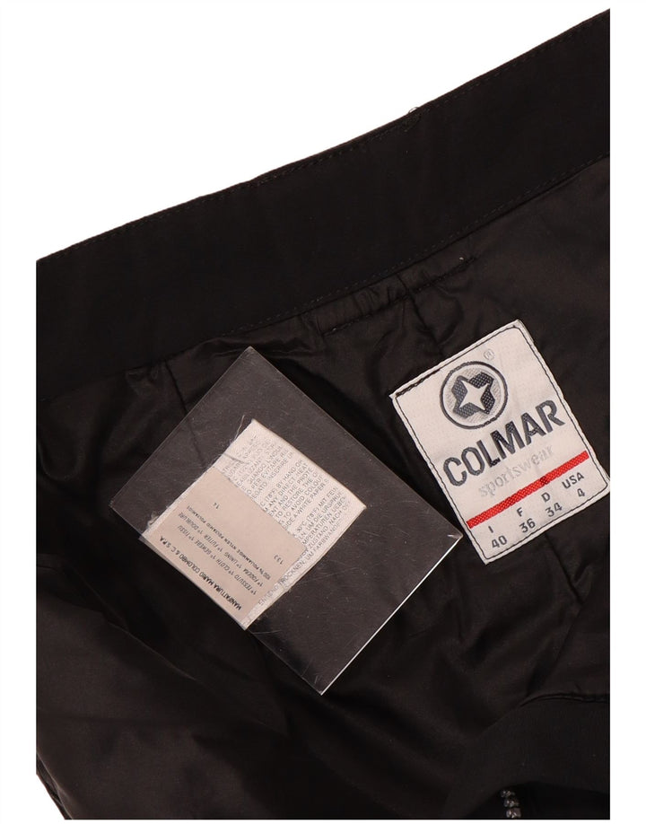 Calça corta-vento feminina Colmar Cargo IT 40 pequena W24 L29 nylon preto