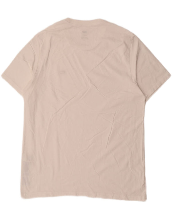 Camiseta masculina padrão Levi's Top grande de algodão branco