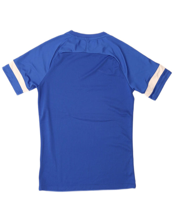Camiseta Nike Masculina Dri Fit Top Pequeno Bloco Colorido Azul