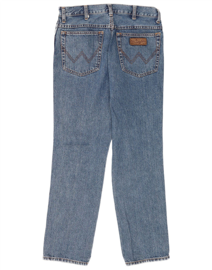 Wrangler Masculino Texas Straight Jeans W32 L30 Azul Algodão
