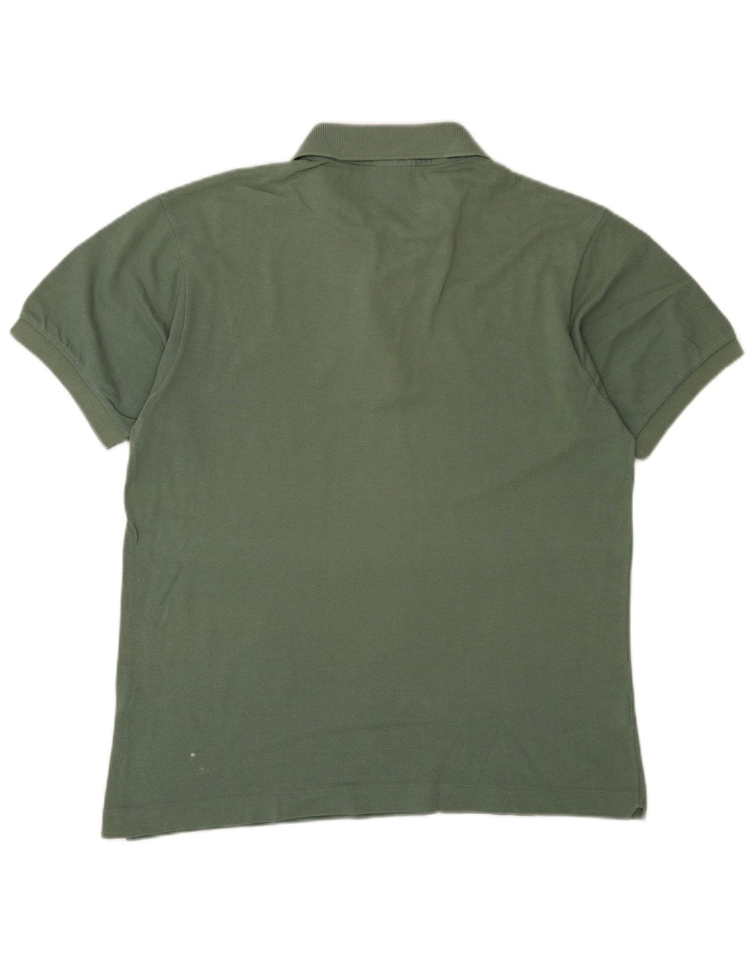 Camisa polo masculina Lacoste tamanho 4 algodão verde médio