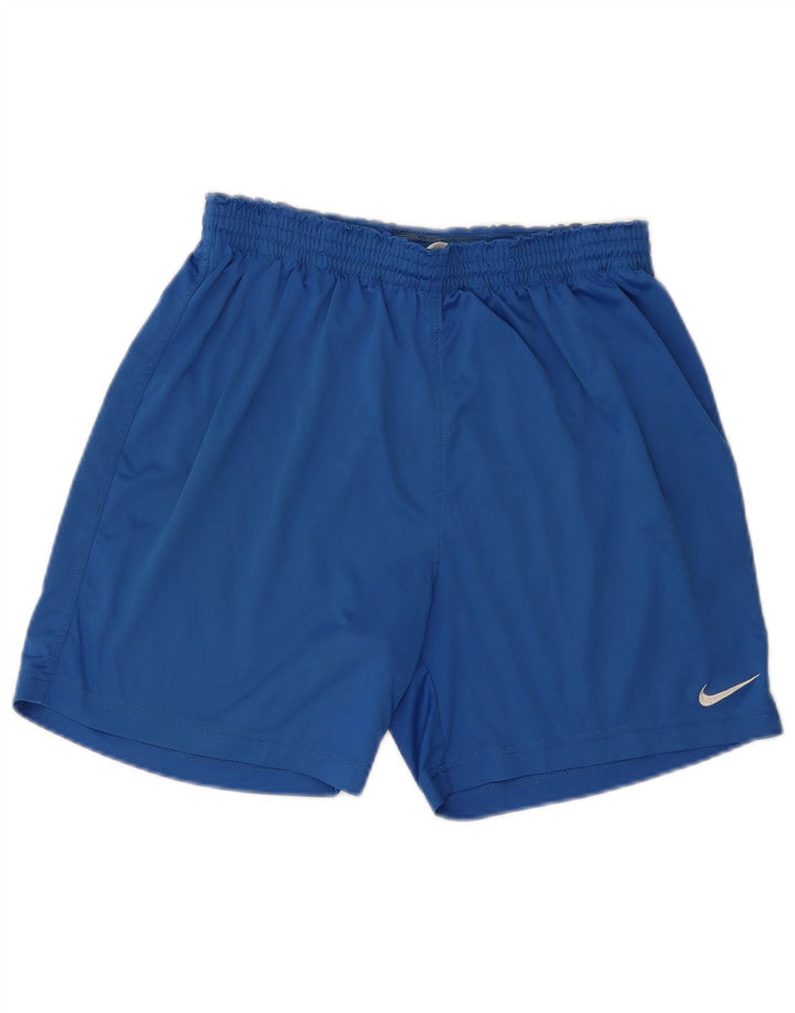 Shorts esportivos masculinos Nike grande poliéster azul