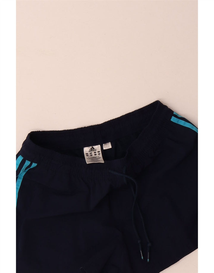 ADIDAS Mens Sport Shorts Médio Azul Marinho Poliéster