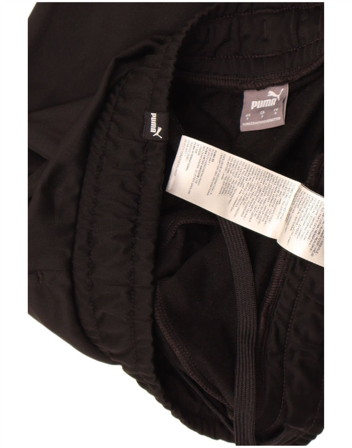 Calça de treino feminina Puma UK 10 pequena poliéster preto