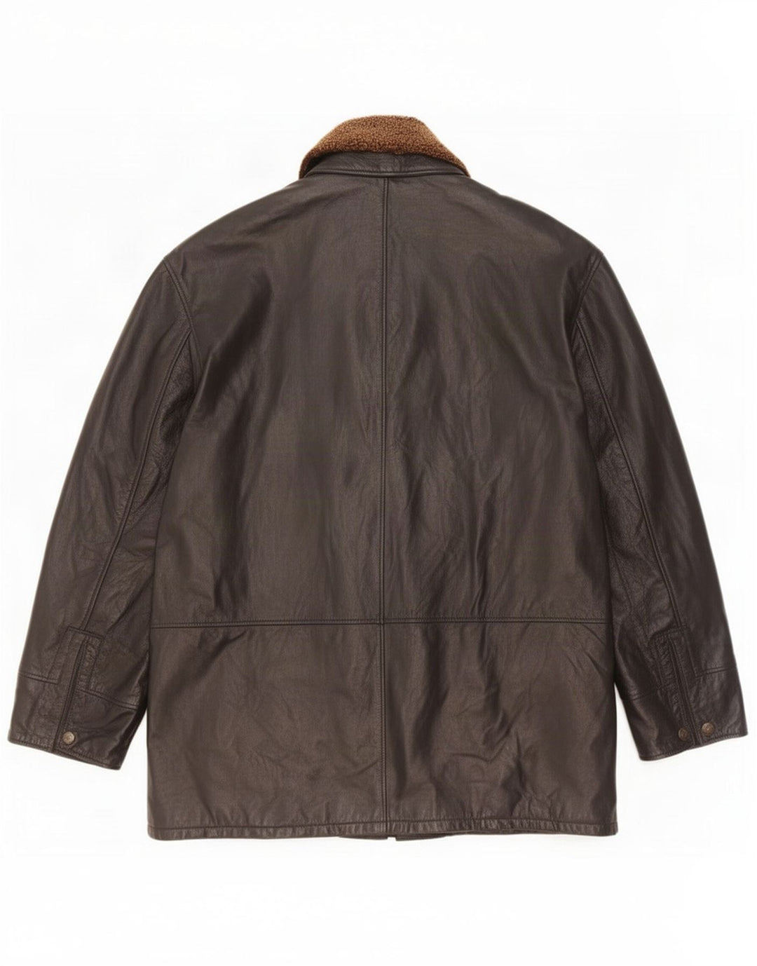 Jaqueta de couro masculina Suprema IT 58 4XL preta
