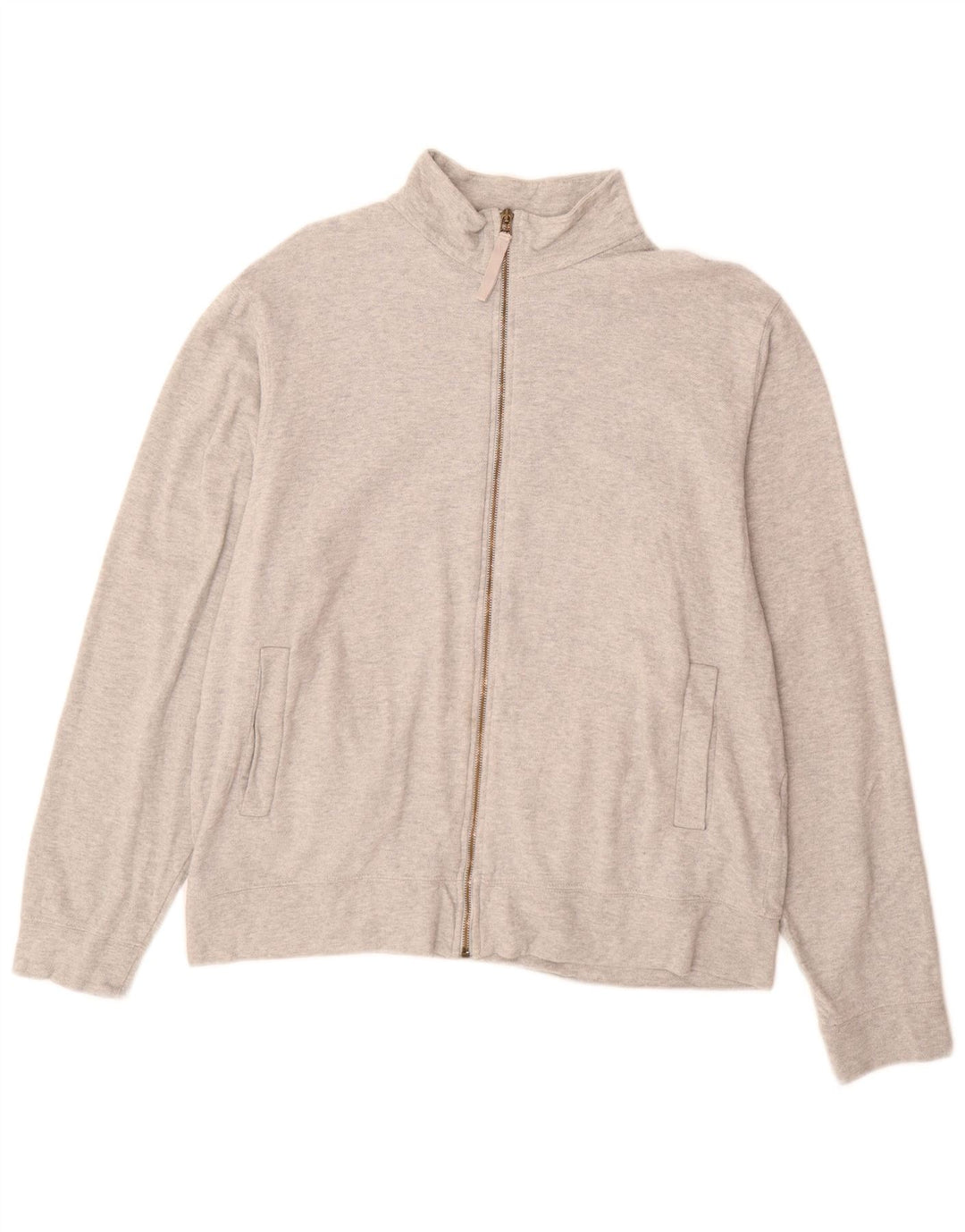 Jaqueta masculina de agasalho Massimo Dutti 2XL cinza manchado