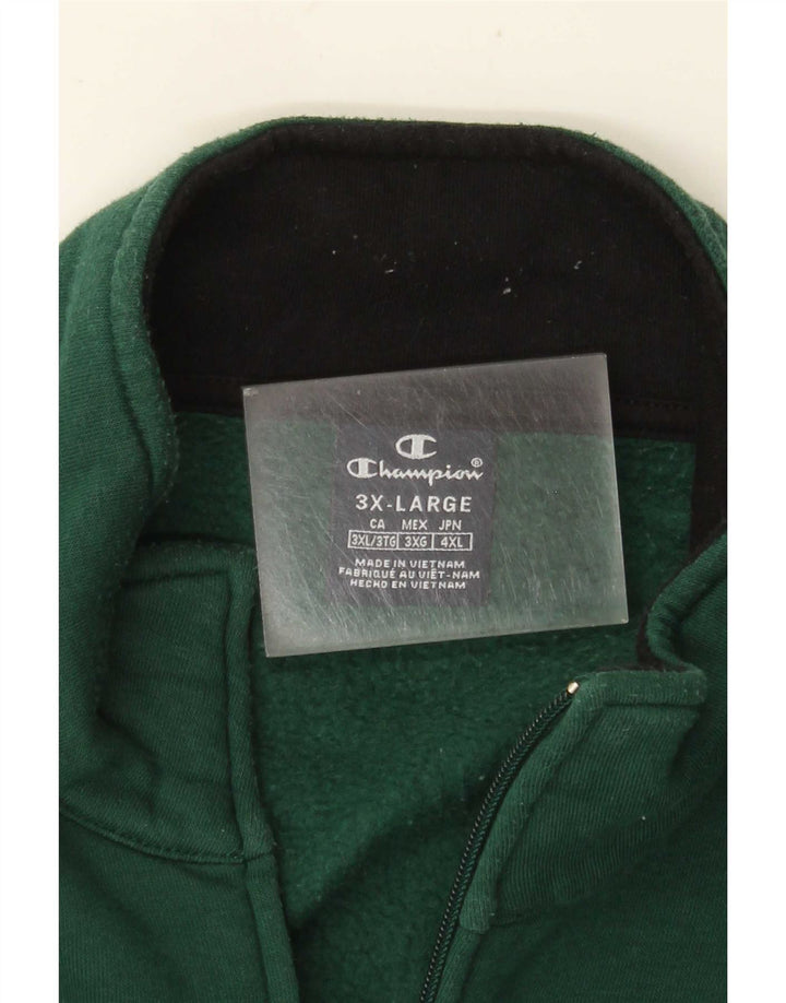 Jaqueta masculina de agasalho Champion 3XL verde colorblock