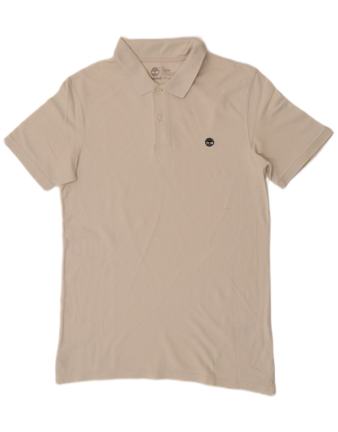 Camisa polo masculina Timberland Slim Fit médio algodão bege