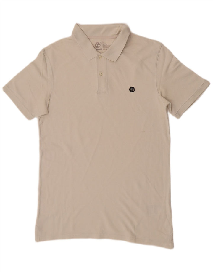 Camisa polo masculina Timberland Slim Fit médio algodão bege