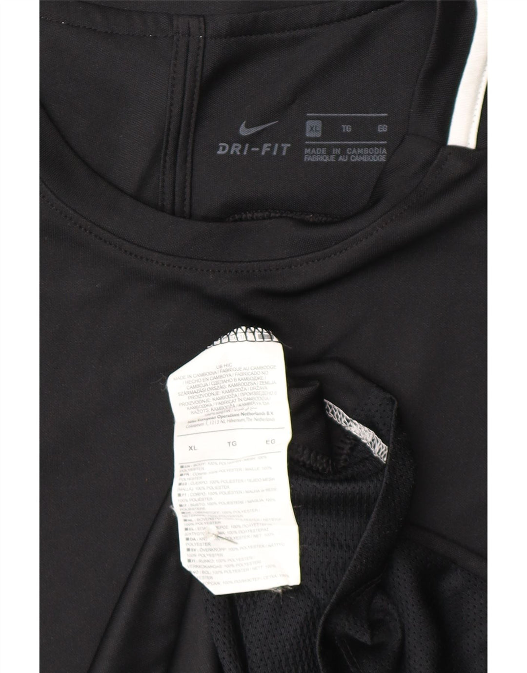 Camiseta Nike Masculina Dri Fit Top XL Poliéster Preto