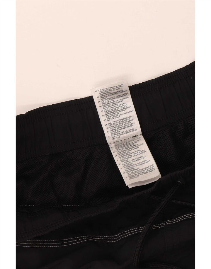 Shorts esportivos masculinos Adidas grande poliéster preto