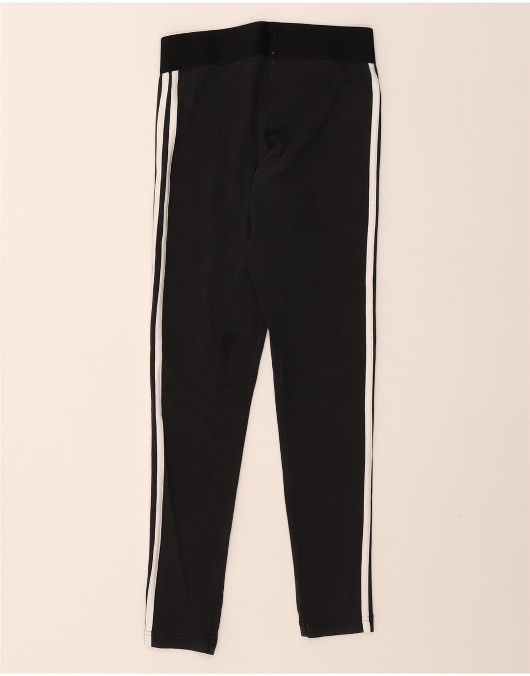 ADIDAS Womens Tight Fit Leggings UK 8/10 Pequeno Algodão Preto