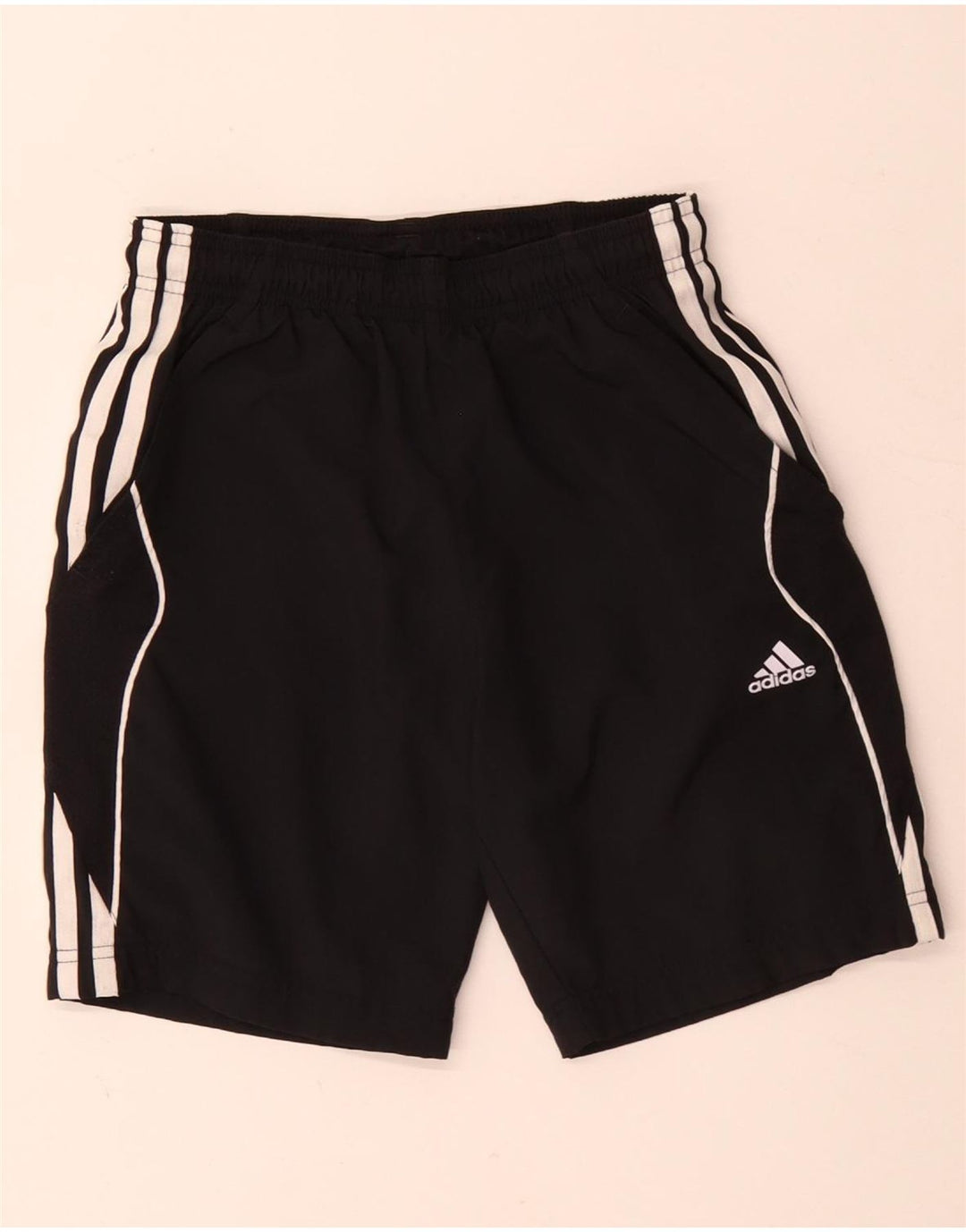 Shorts esportivos Adidas meninos 9-10 anos preto poliéster