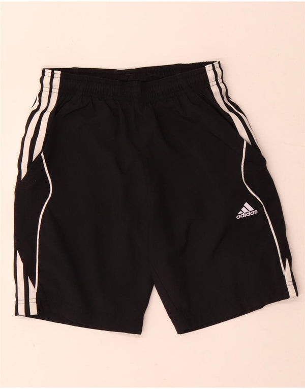 Shorts esportivos Adidas meninos 9-10 anos preto poliéster