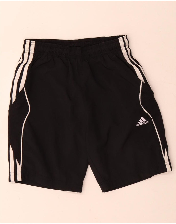 Shorts esportivos Adidas meninos 9-10 anos preto poliéster