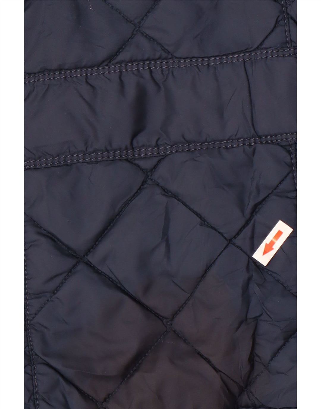 Jaqueta acolchoada masculina Zara UK 38 poliéster azul marinho médio