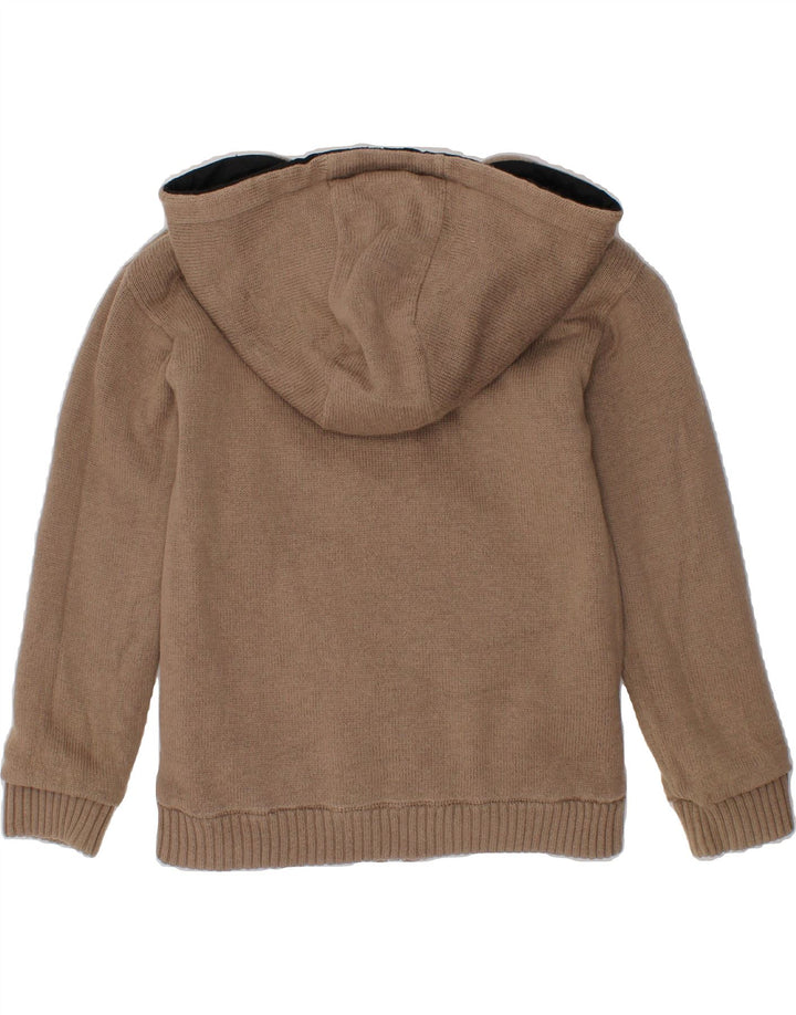 Jaqueta reversível com capuz BURBERRY para meninos 4-5 anos poliéster preto