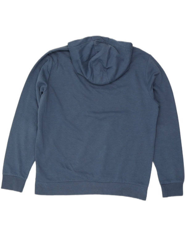 Kappa Mens Graphic Hoodie Jumper XL Azul Algodão