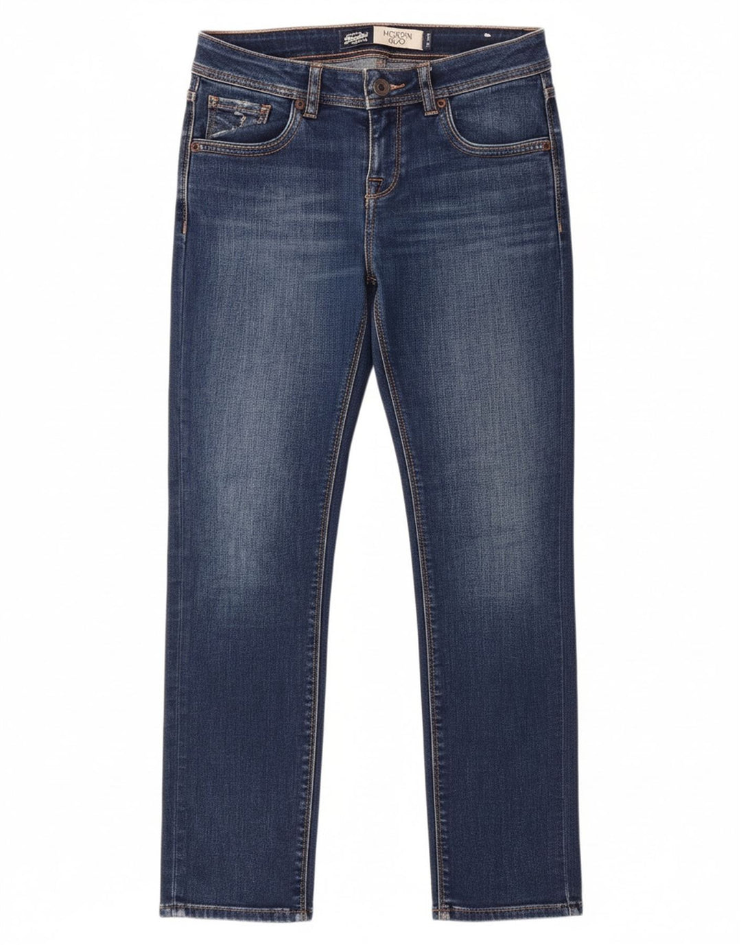 Jeans SUPERDRY feminino Imogen Slim W24 L28 azul viscose