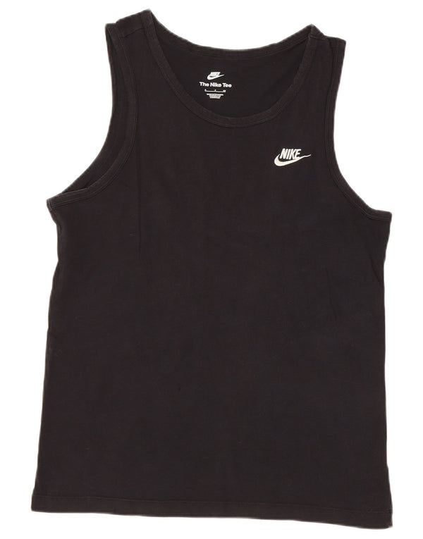 Colete Nike Masculino Top Pequeno Algodão Preto