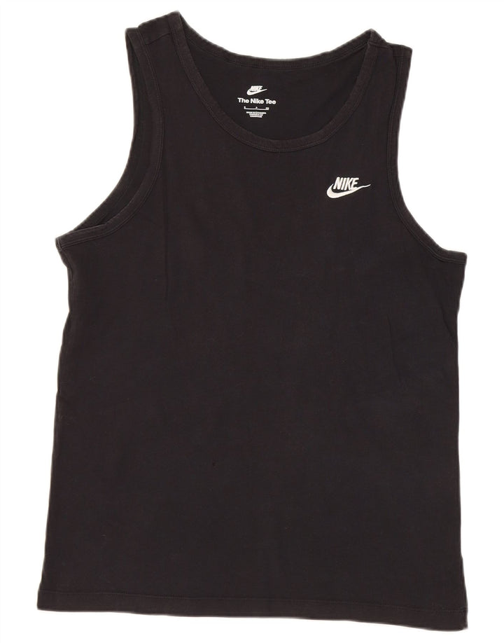 Colete Nike Masculino Top Pequeno Algodão Preto