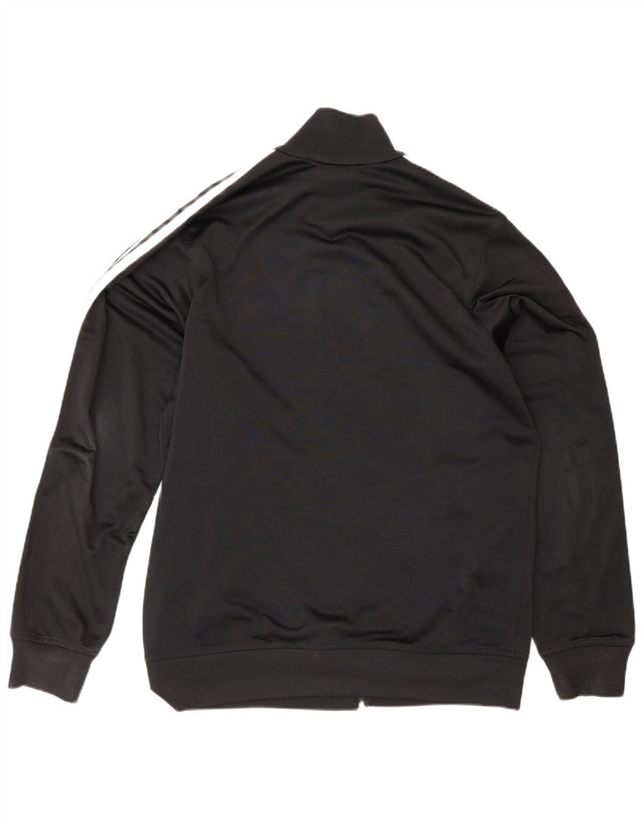 Adidas Mens Tracksuit Top Jacket UK 38/40 Médio Preto Poliéster